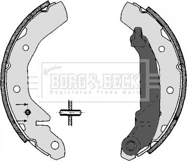 Borg & Beck BBS6270 - Kit ganasce freno autozon.pro