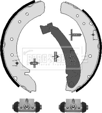 Borg & Beck BBS1090K - Kit ganasce freno autozon.pro