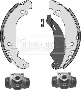 Borg & Beck BBS1043K - Kit ganasce freno autozon.pro