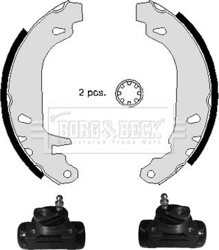 Borg & Beck BBS1080K - Kit ganasce freno autozon.pro