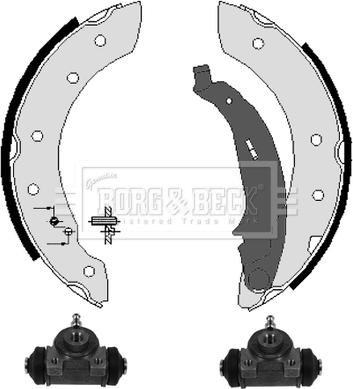 Borg & Beck BBS1039K - Kit ganasce freno autozon.pro