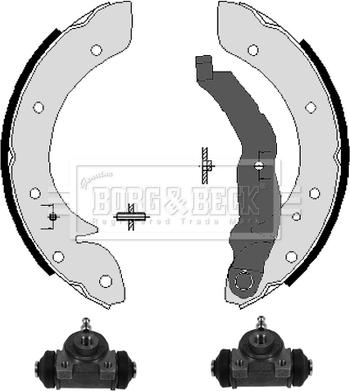 Borg & Beck BBS1035K - Kit ganasce freno autozon.pro