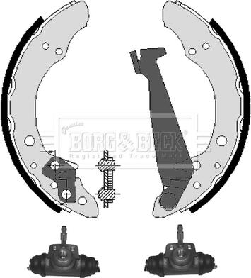 Borg & Beck BBS1031K - Kit ganasce freno autozon.pro