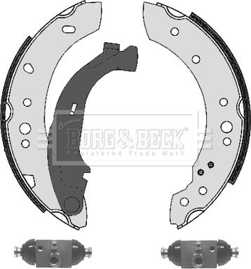 Borg & Beck BBS1071K - Kit ganasce freno autozon.pro