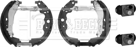 Borg & Beck BBS1147K - Kit ganasce freno autozon.pro