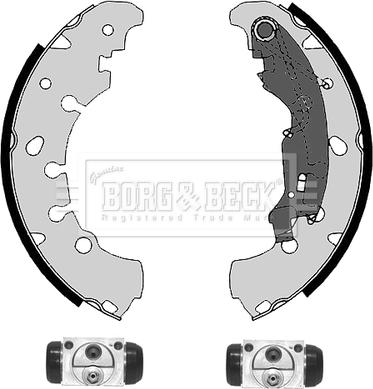 Borg & Beck BBS1116K - Kit ganasce freno autozon.pro