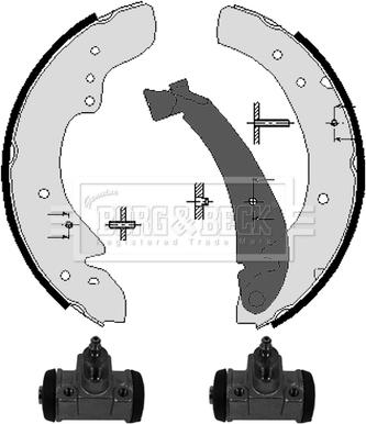 Borg & Beck BBS1125K - Kit ganasce freno autozon.pro