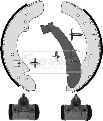 Borg & Beck BBS1126K - Kit ganasce freno autozon.pro