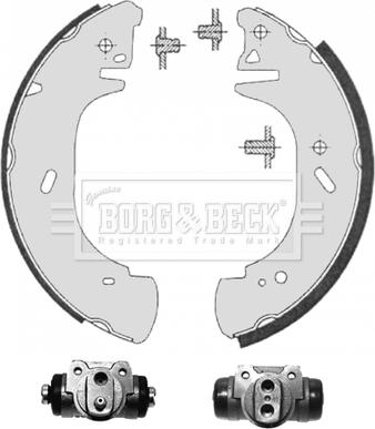 Borg & Beck BBS1121K - Kit ganasce freno autozon.pro