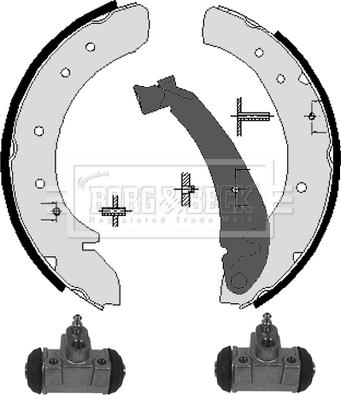 Borg & Beck BBS1127K - Kit ganasce freno autozon.pro