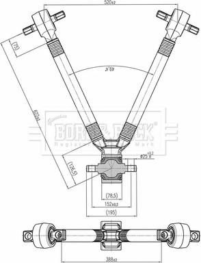 Borg & Beck BCA33172 - Braccio oscillante, Sospensione ruota autozon.pro