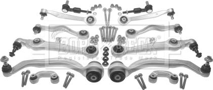 Borg & Beck BCA7118K - Kit riparazione, Braccio trasversale autozon.pro