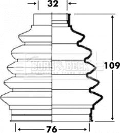 Borg & Beck BCB6091 - Cuffia, Semiasse autozon.pro