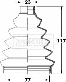 Borg & Beck BCB6068 - Cuffia, Semiasse autozon.pro