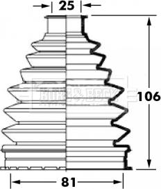 Borg & Beck BCB6020 - Cuffia, Semiasse autozon.pro