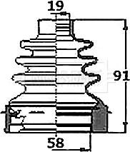 Borg & Beck BCB6144 - Cuffia, Semiasse autozon.pro