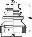 Borg & Beck BCB6141 - Cuffia, Semiasse autozon.pro