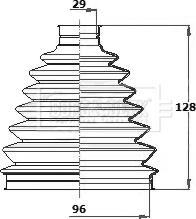 Borg & Beck BCB6341 - Cuffia, Semiasse autozon.pro