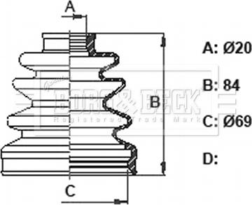 Borg & Beck BCB6342 - Cuffia, Semiasse autozon.pro