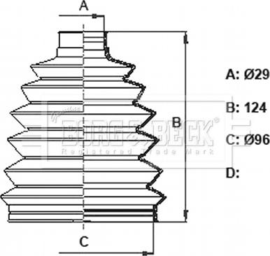 Borg & Beck BCB6384 - Cuffia, Semiasse autozon.pro