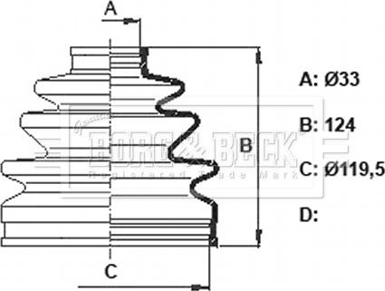 Borg & Beck BCB6328 - Cuffia, Semiasse autozon.pro