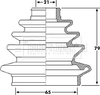 Borg & Beck BCB6216 - Cuffia, Semiasse autozon.pro