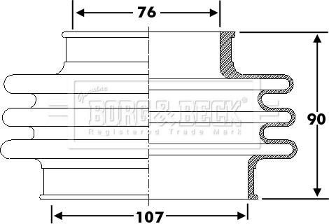 Borg & Beck BCB6276 - Cuffia, Semiasse autozon.pro