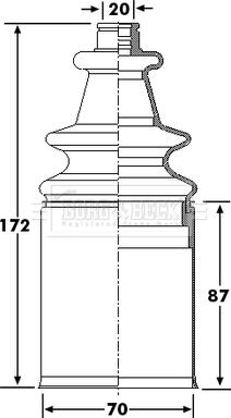 Borg & Beck BCB6271 - Cuffia, Semiasse autozon.pro