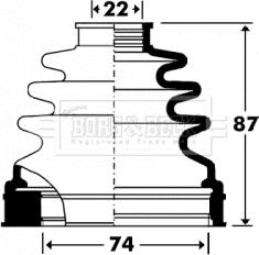 Borg & Beck BCB2904 - Cuffia, Semiasse autozon.pro