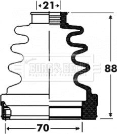 Borg & Beck BCB2918 - Cuffia, Semiasse autozon.pro