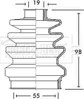 Borg & Beck BCB2418 - Cuffia, Semiasse autozon.pro