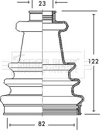 Borg & Beck BCB2168 - Cuffia, Semiasse autozon.pro