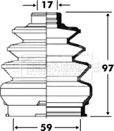 Borg & Beck BCB2894 - Cuffia, Semiasse autozon.pro