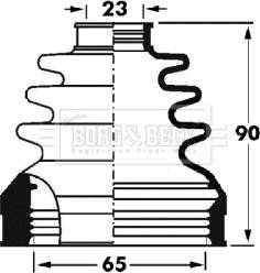 Borg & Beck BCB2893 - Cuffia, Semiasse autozon.pro