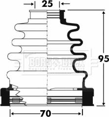 Borg & Beck BCB2864 - Cuffia, Semiasse autozon.pro