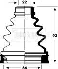 Borg & Beck BCB2805 - Cuffia, Semiasse autozon.pro