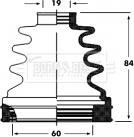 Borg & Beck BCB2800 - Cuffia, Semiasse autozon.pro