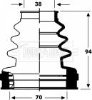 Borg & Beck BCB2807 - Cuffia, Semiasse autozon.pro