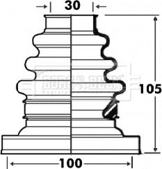 Borg & Beck BCB2883 - Cuffia, Semiasse autozon.pro