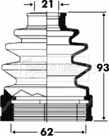 Borg & Beck BCB2823 - Cuffia, Semiasse autozon.pro