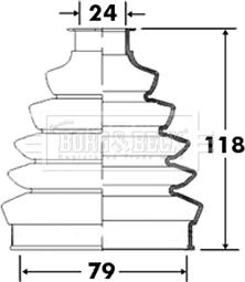 Borg & Beck BCB2366 - Cuffia, Semiasse autozon.pro