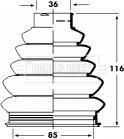 Borg & Beck BCB2360 - Cuffia, Semiasse autozon.pro