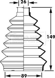 Borg & Beck BCB2367 - Cuffia, Semiasse autozon.pro