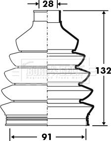 Borg & Beck BCB2386 - Cuffia, Semiasse autozon.pro