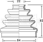 Borg & Beck BCB2272 - Cuffia, Semiasse autozon.pro