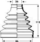 Borg & Beck BCB2799 - Cuffia, Semiasse autozon.pro