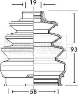 Borg & Beck BCB2767 - Cuffia, Semiasse autozon.pro