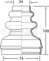 Borg & Beck BCB2736 - Cuffia, Semiasse autozon.pro