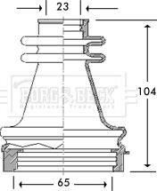 Borg & Beck BCB2779 - Cuffia, Semiasse autozon.pro