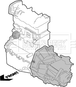 Borg & Beck BEM4446 - Sospensione, Motore autozon.pro